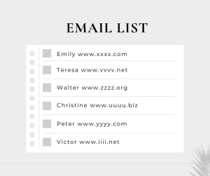email list